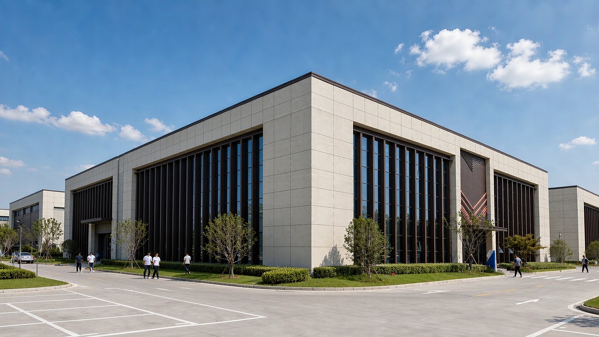 HuanYu industrial campus and facility exterior in Jiangsu, China